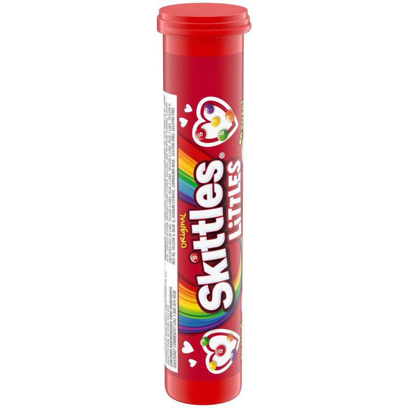 slide 6 of 8, SKITTLES LITTLES Original Valentines Day Candy Mega Tube, 1.9 Oz, 1.9 oz