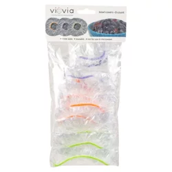 Viovia Clear Bowl Covers - 8 ct