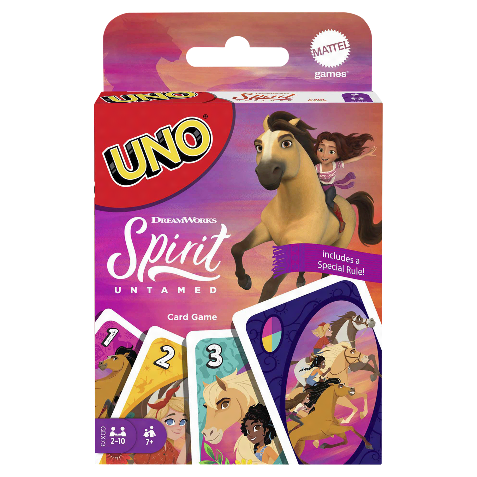 slide 1 of 9, Mattel Uno Spirit Card Game, 1 ct