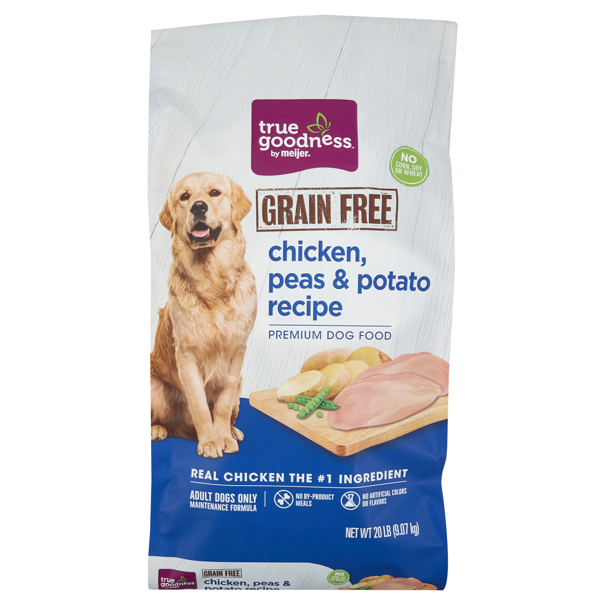 slide 1 of 5, True Goodness Grain Free Dry Dog Food, 20 lb