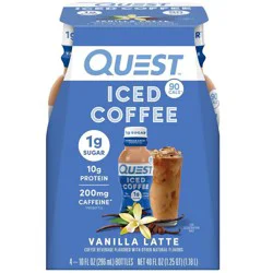 Quest Iced Coffee, Vanilla Latte