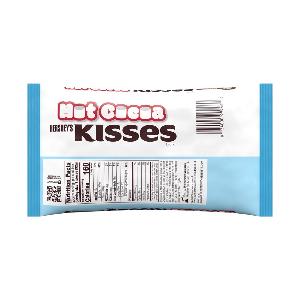 slide 4 of 6, Hershey's Holiday Hot Cocoa Kisses, 10 oz