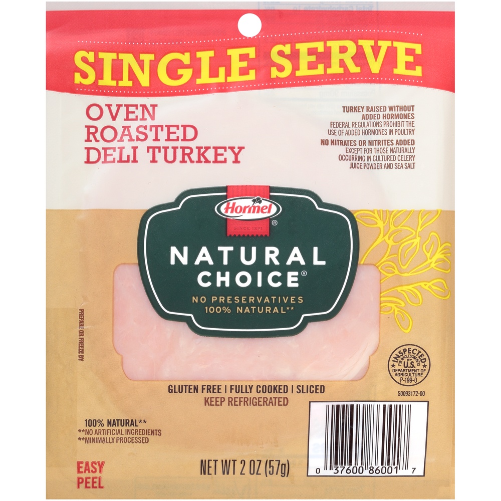 slide 1 of 8, Hormel Oven Roasted Deli Turkey, 2 oz