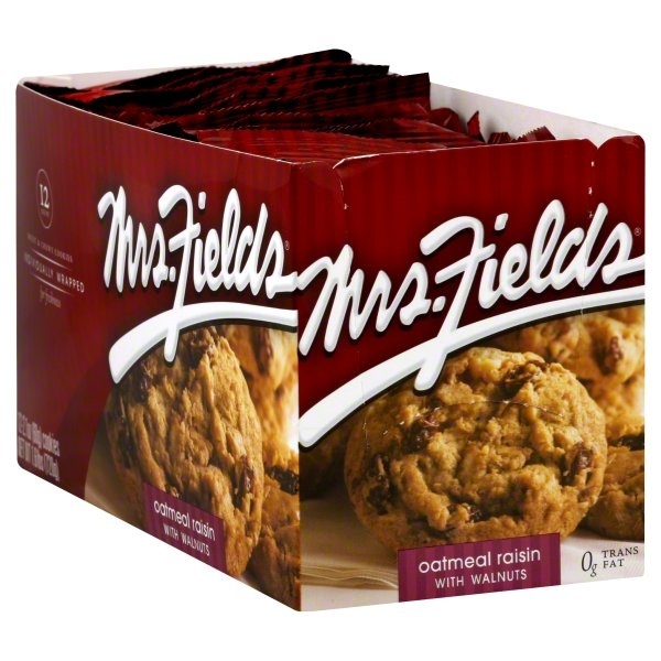 slide 1 of 1, Mrs. Field's Oatmeal Raisin Cookies, 12 ct