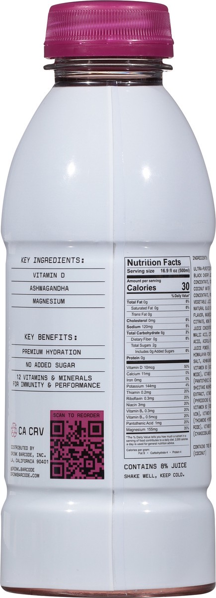 slide 5 of 12, Barcode Black Cherry - 16.9 fl oz, 16.9 fl oz