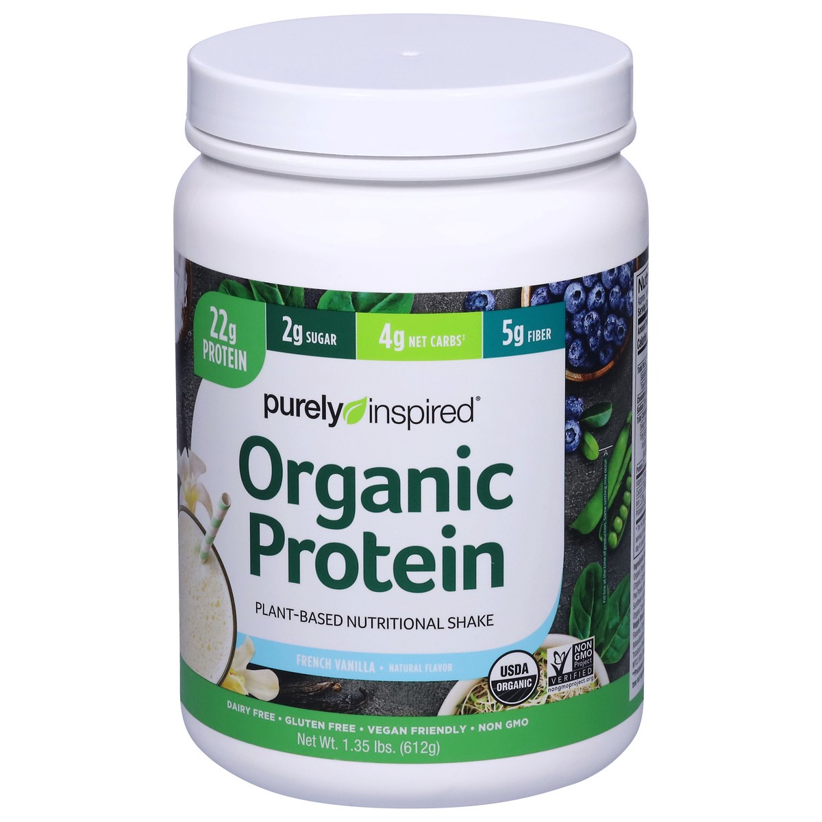 slide 2 of 9, Purely Inspired Vanilla Organic Protein, 1.5 lb