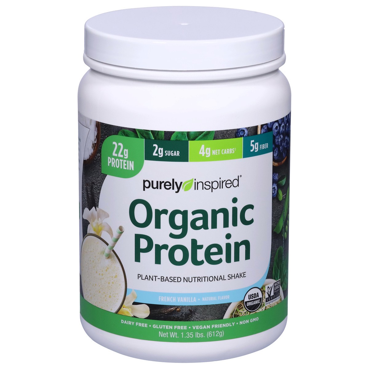 slide 1 of 9, Purely Inspired Vanilla Organic Protein, 1.5 lb