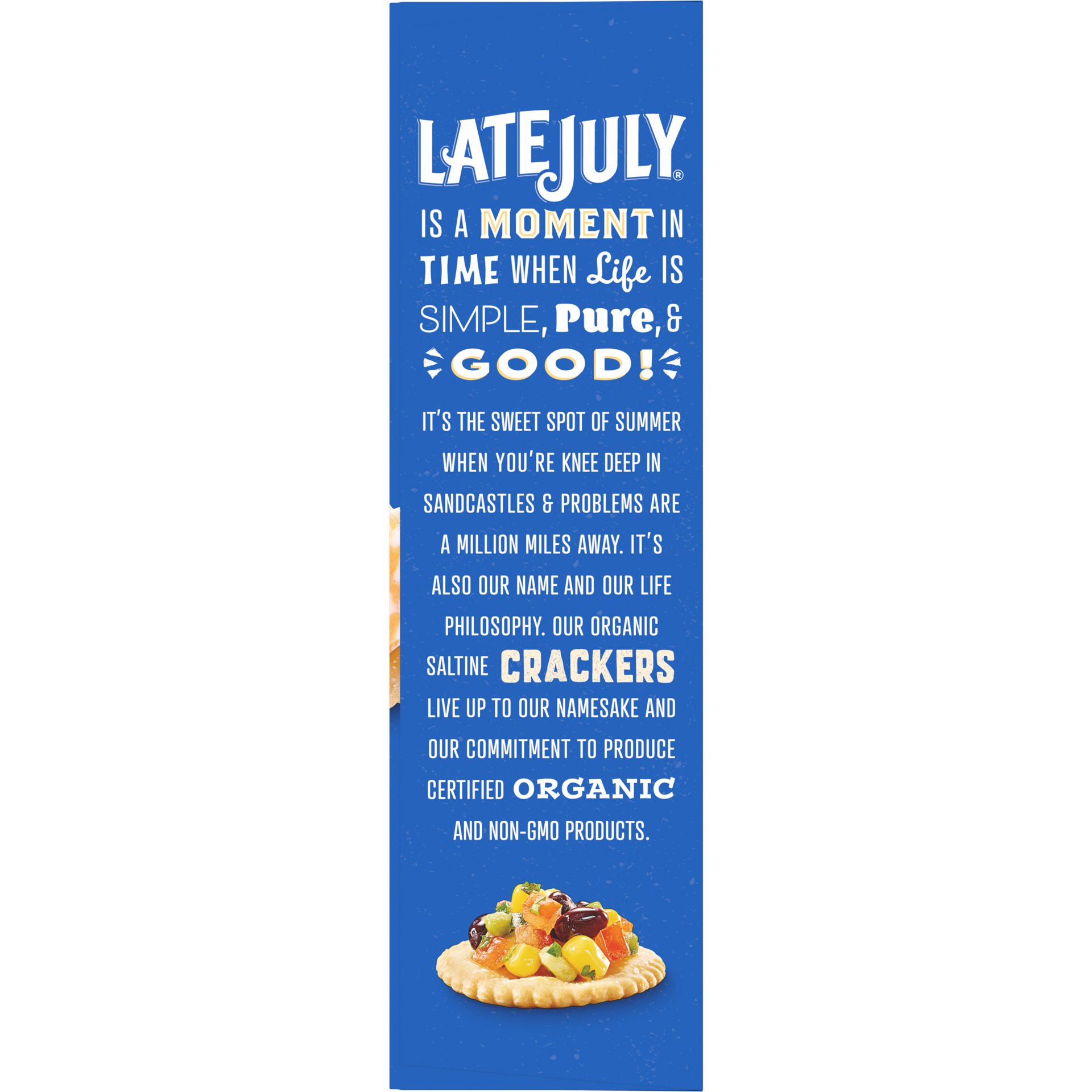 slide 2 of 5, Late July Saltines Round Crackers, 6 oz