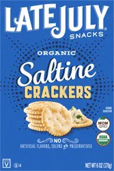 Late July Organic Saltine Saltine Crackers 6 oz