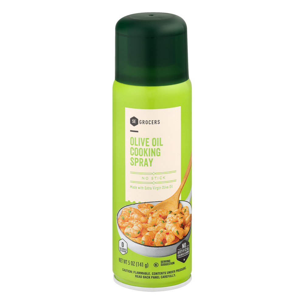 slide 1 of 1, SE Grocers Cooking Spray Olive Oil, 5 oz