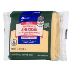 SE Grocers Singles Reduced Fat American
