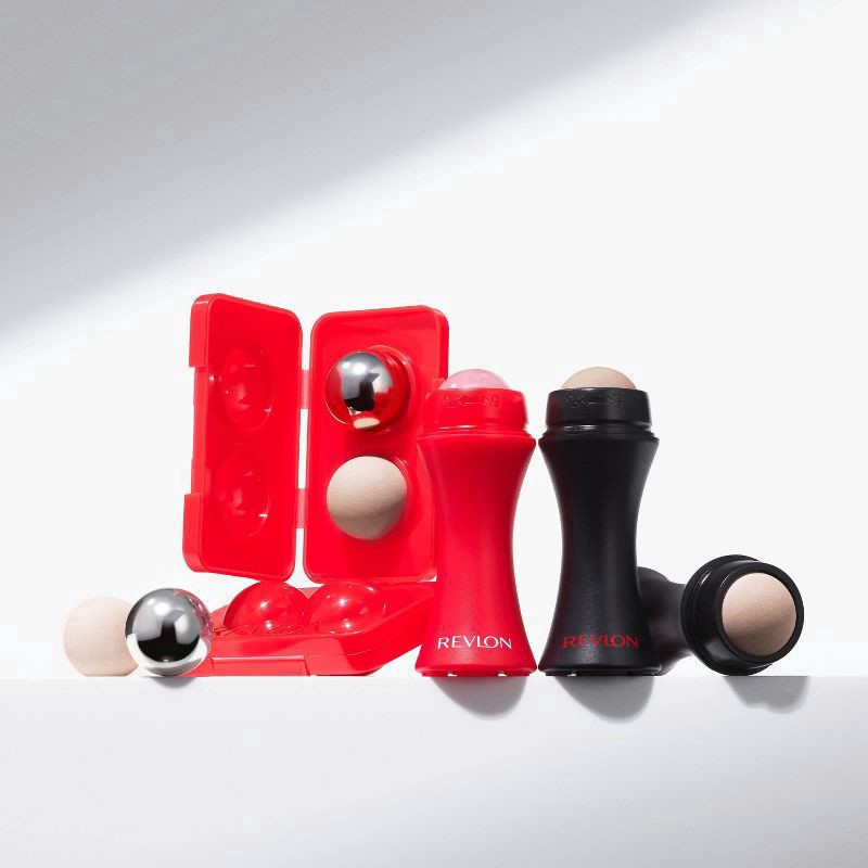 slide 5 of 6, Revlon Roller & Depuffer Refill Pack - 2ct - Red, 2 ct