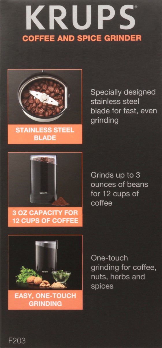 slide 9 of 11, Krups Coffee and Spice Grinder 1 ea, 1 ct