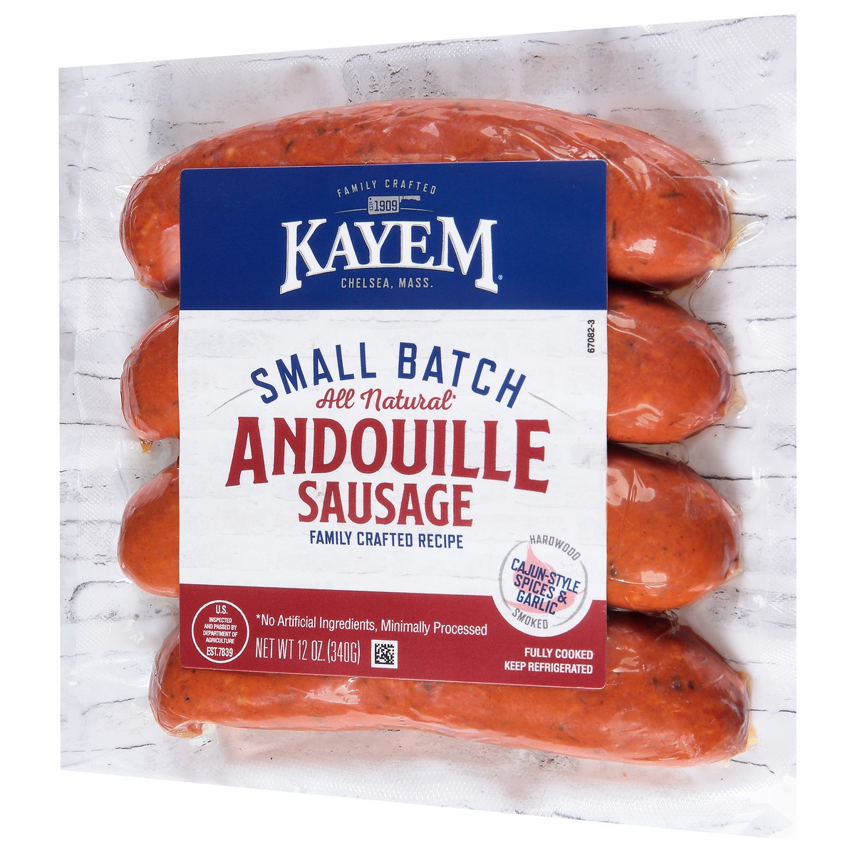 slide 8 of 13, Kayem Andouille Sausage 12 oz, 12 oz