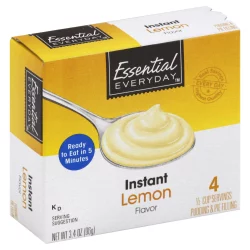 Essential Everyday Pudding & Pie Filling, Instant, Lemon Flavor - 3.4 oz