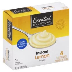 Essential Everyday Pudding & Pie Filling, Instant, Lemon Flavor - 3.4 oz