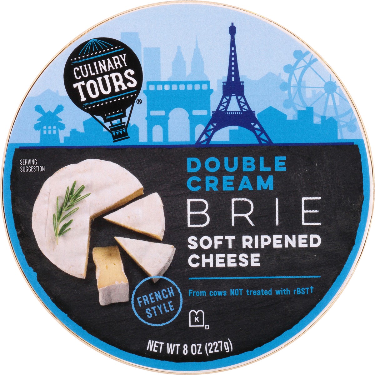 slide 10 of 17, Culinary Tours Soft Ripened Cheese, Brie, Double Cream, French Style, 8 oz