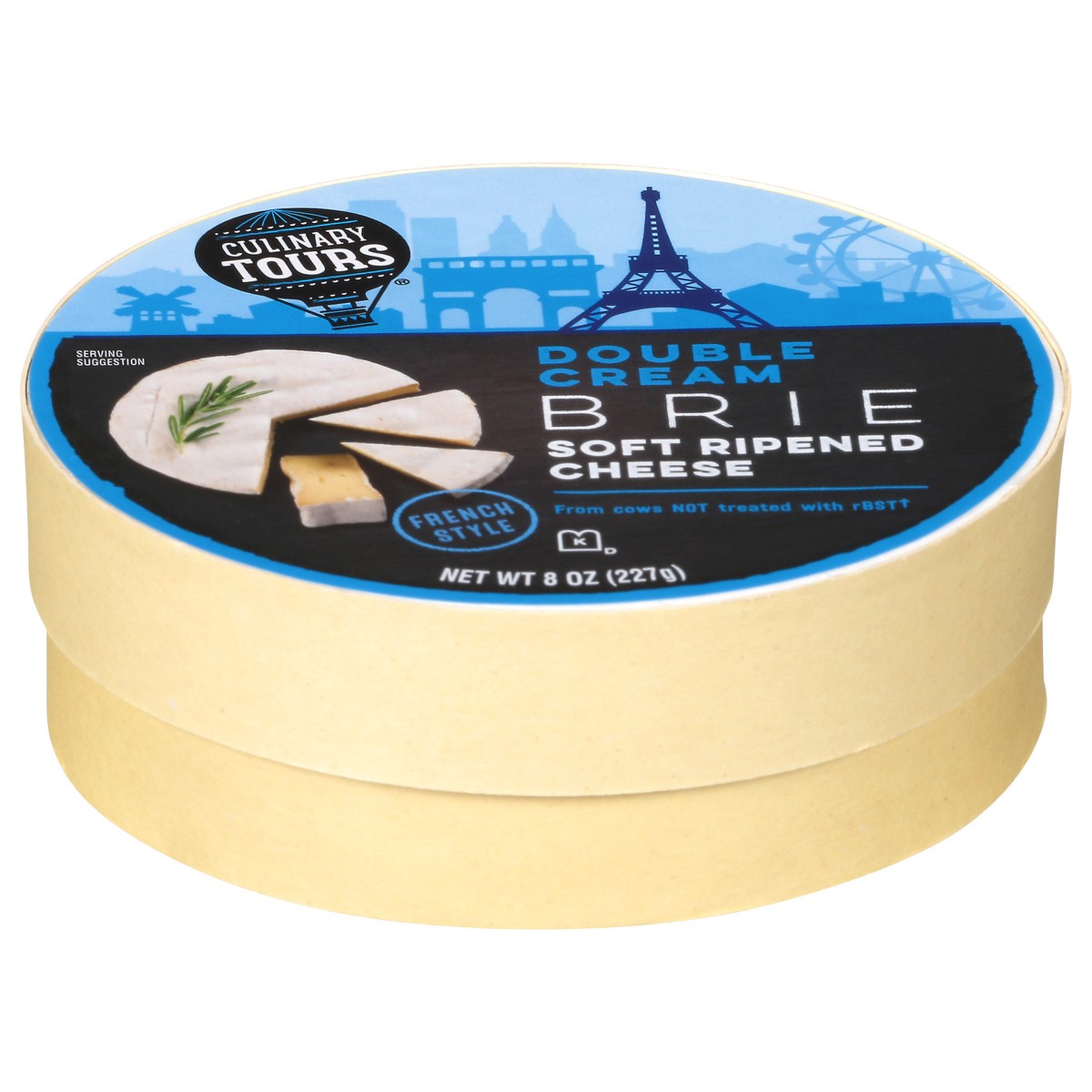 slide 16 of 17, Culinary Tours Soft Ripened Cheese, Brie, Double Cream, French Style, 8 oz