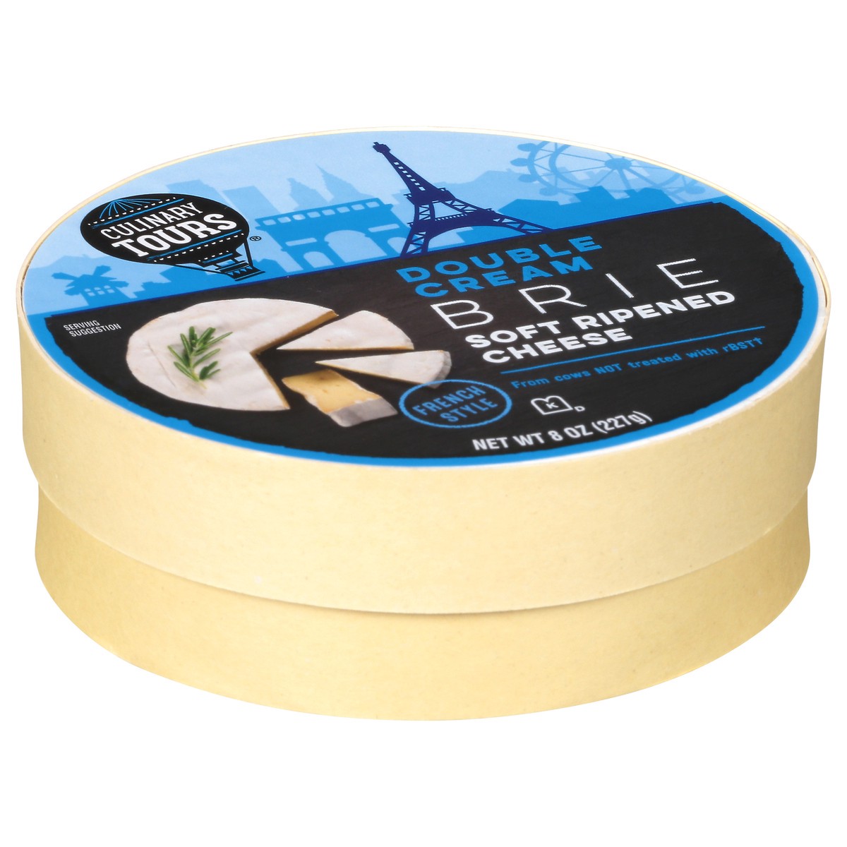 slide 7 of 17, Culinary Tours Soft Ripened Cheese, Brie, Double Cream, French Style, 8 oz