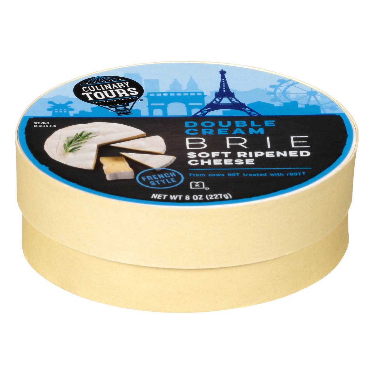 slide 6 of 17, Culinary Tours Soft Ripened Cheese, Brie, Double Cream, French Style, 8 oz