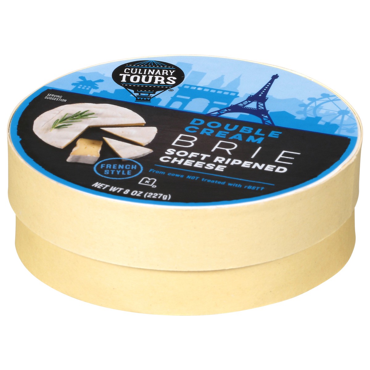 slide 4 of 17, Culinary Tours Soft Ripened Cheese, Brie, Double Cream, French Style, 8 oz