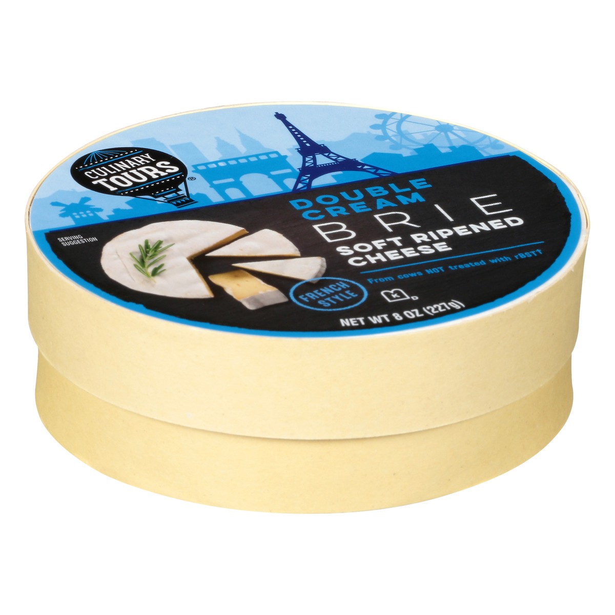 slide 13 of 17, Culinary Tours Soft Ripened Cheese, Brie, Double Cream, French Style, 8 oz