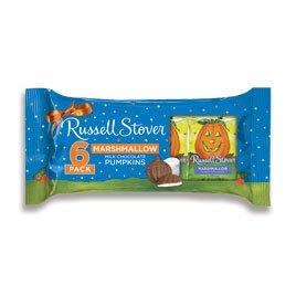 slide 1 of 1, Russell Stover Marshmallow Milk Chocolate Pumpkins, 6 oz