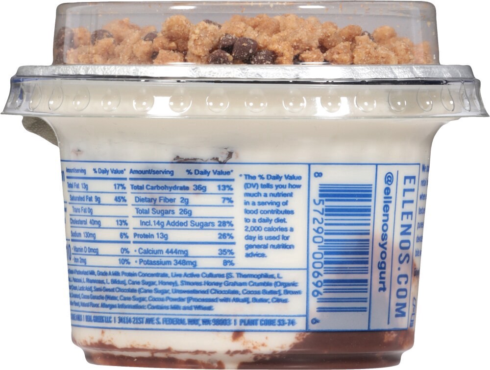 slide 2 of 5, Ellenos Parfait Smorestfully Creamy Greek Yogurt Parfait 6 Oz - 6 OZ, 6 oz