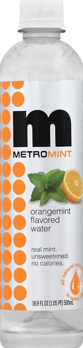 slide 2 of 4, Metromint Orangemint Water - 500 ml, 500 ml