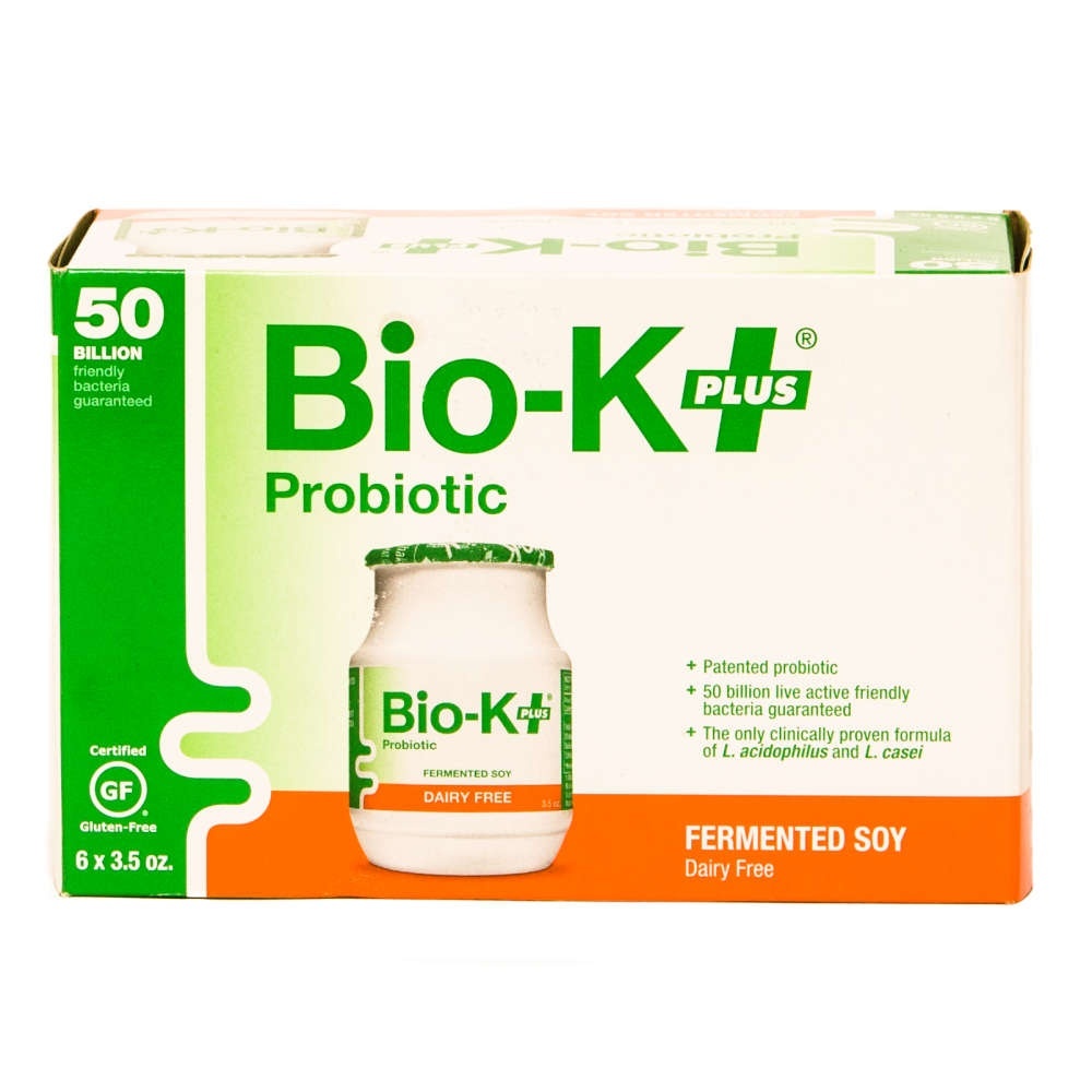 slide 1 of 1, Bio-K+ Probiotic Fermented Soy Mango, 21 oz