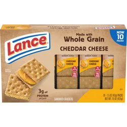 Lance Baked with Whole Grain Cheddar Cheese Sandwich Crackers