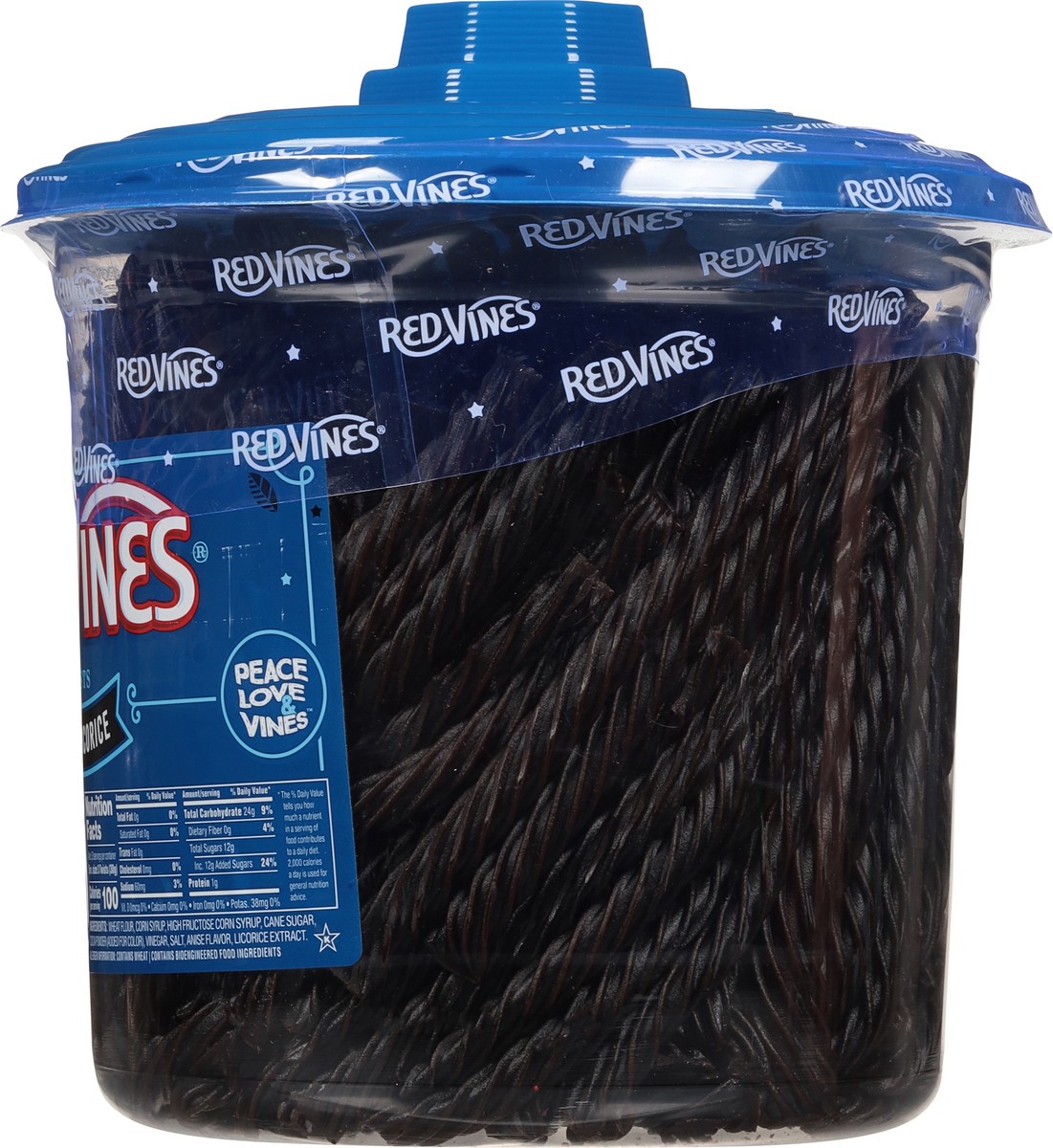 slide 2 of 14, Red Vines Jar Black Licorice Twists, 3.5 lb