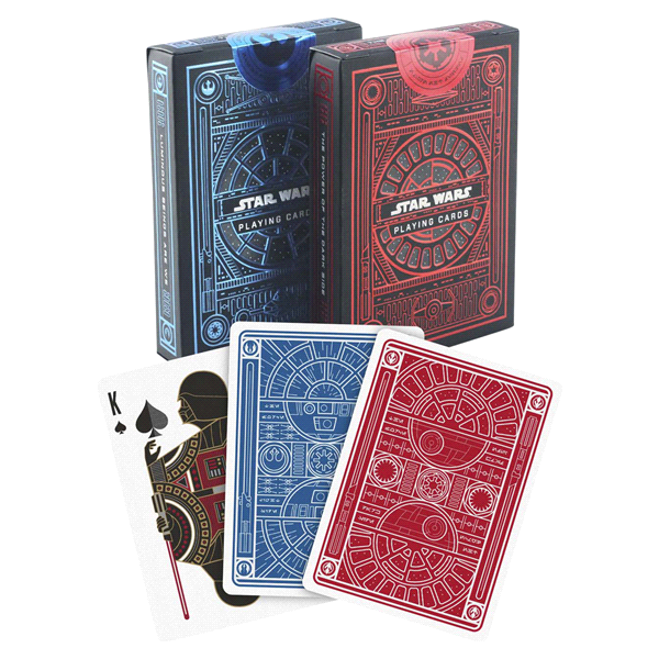 slide 1 of 1, Bicycle Theory-11 Star Wars Cards Dark Light Mix, 1 ct