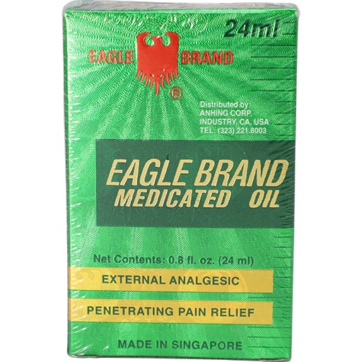 slide 1 of 1, Eagle Brand Medicated Oil-L, 0.8 fl oz