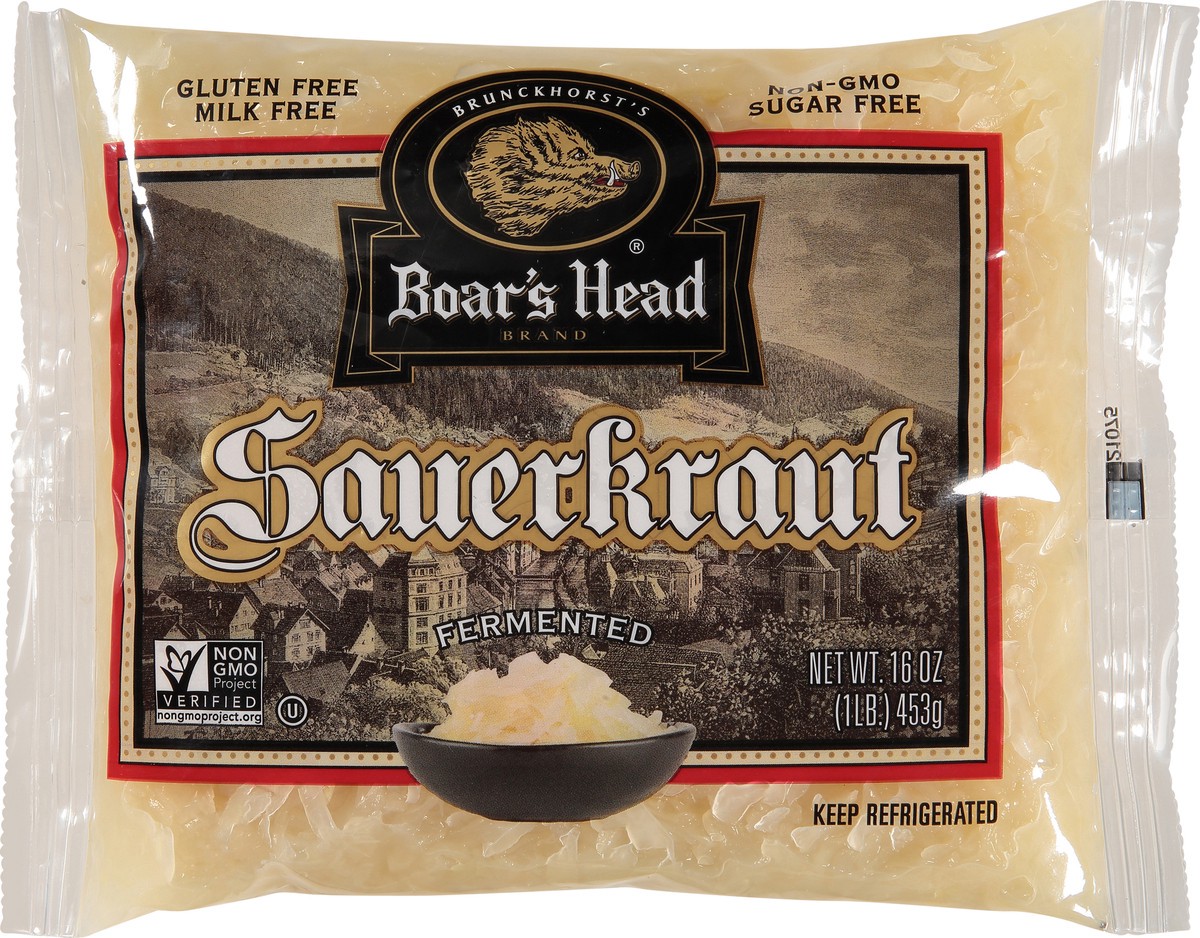 slide 1 of 13, Boar's Head Sauerkraut, 16 oz