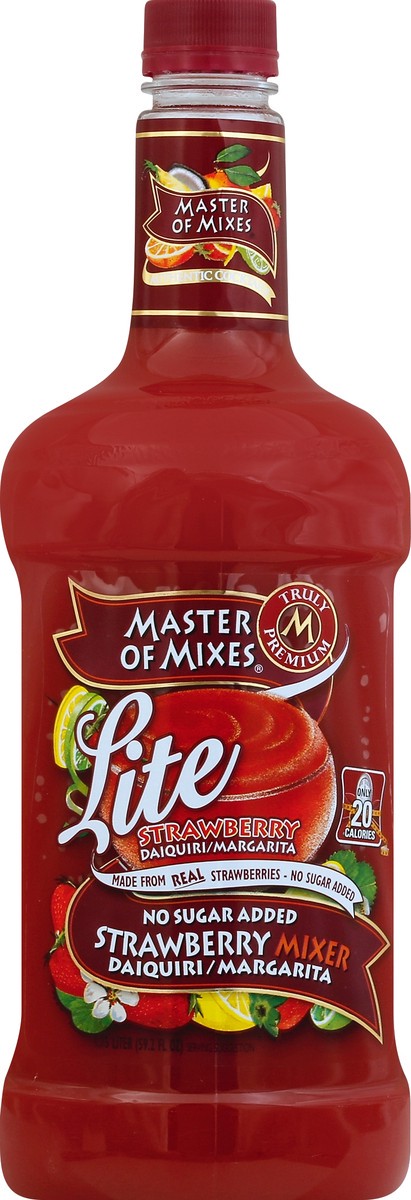 slide 2 of 2, Master of Mixes Daiquiri/Margarita Mixer Strawberry Lite - 59.2 oz, 59.2 oz