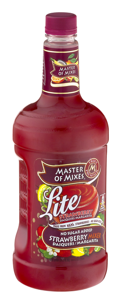 slide 1 of 2, Master of Mixes Daiquiri/Margarita Mixer Strawberry Lite - 59.2 oz, 59.2 oz