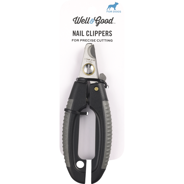 slide 1 of 1, Well & Good Stainless Steel Nail Clippers for Small Dogs, 1 ct