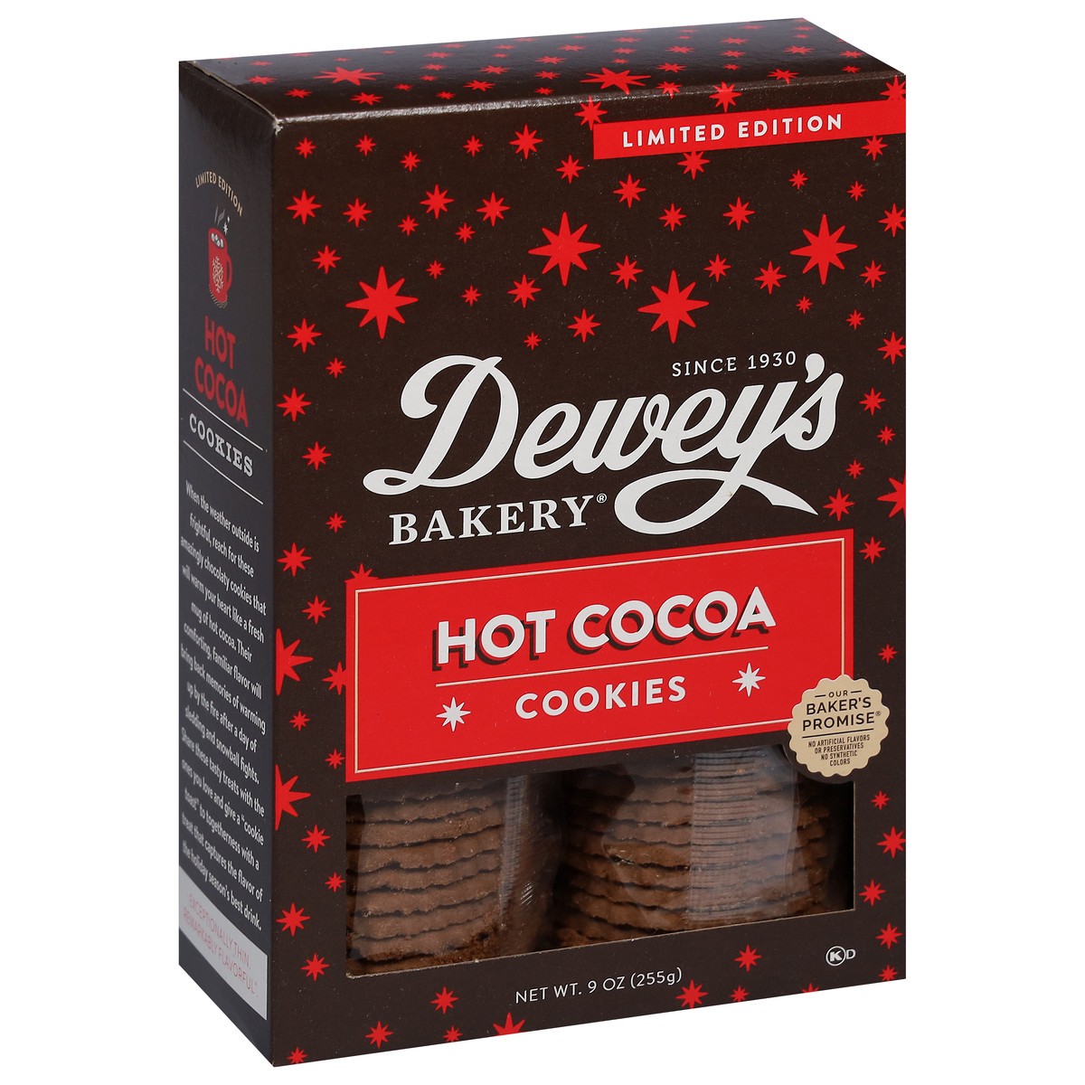 slide 8 of 11, Dewey's Bakery Hot Cocoa Cookies 9 oz, 9 oz