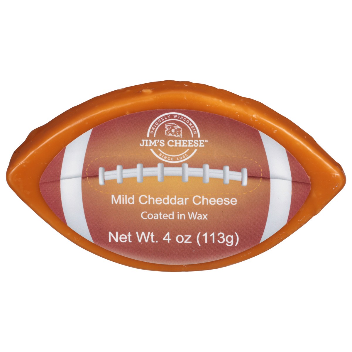 slide 1 of 11, Jim's Cheese Deli Source Football Shaped Cheese, 4 oz