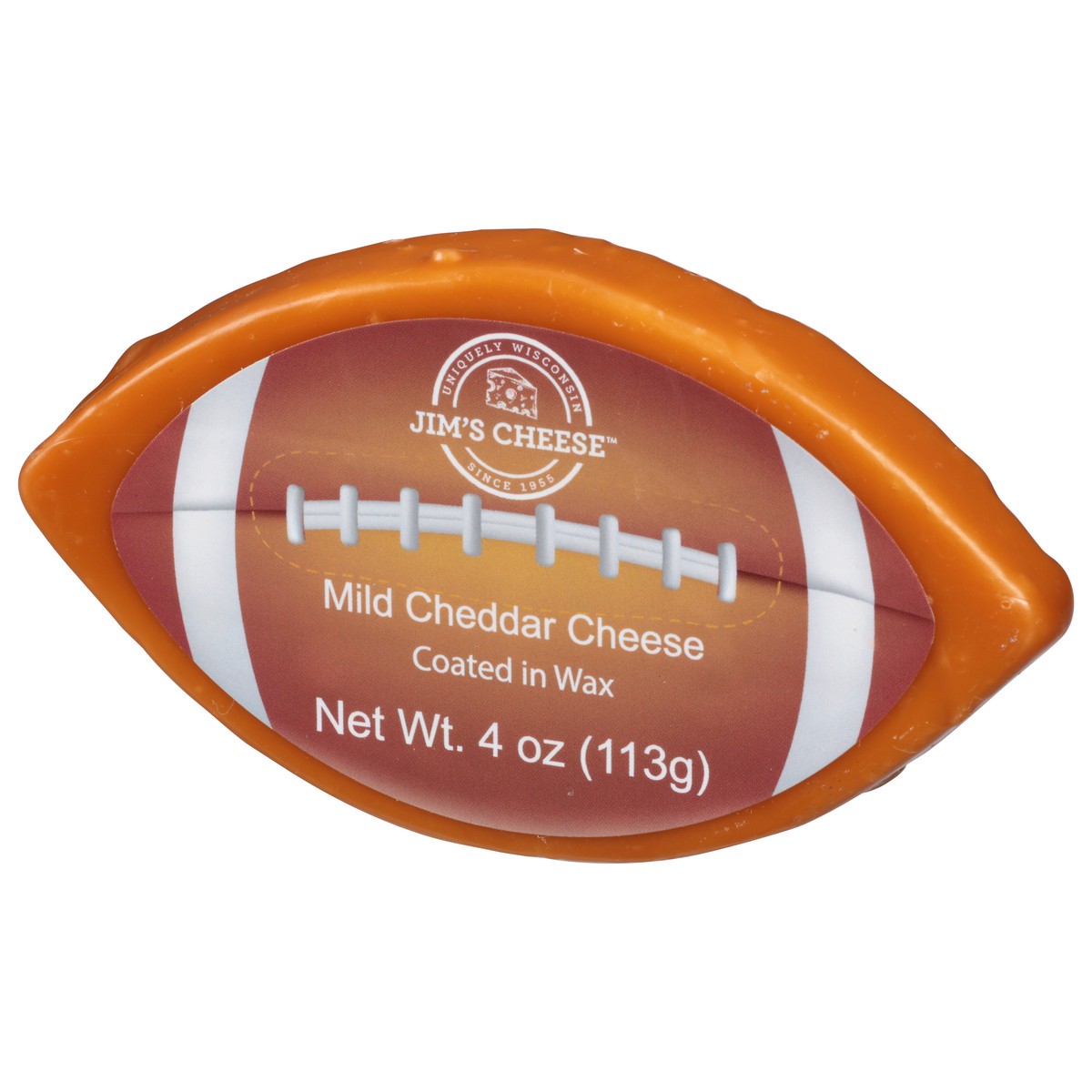 slide 3 of 11, Jim's Cheese Deli Source Football Shaped Cheese, 4 oz