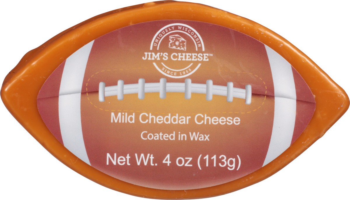 slide 9 of 11, Jim's Cheese Deli Source Football Shaped Cheese, 4 oz