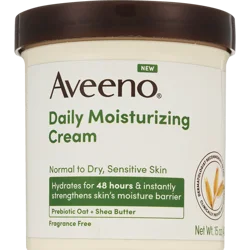 Aveeno Daily Moisturizing Cream, Fragrance Free, 15 Oz