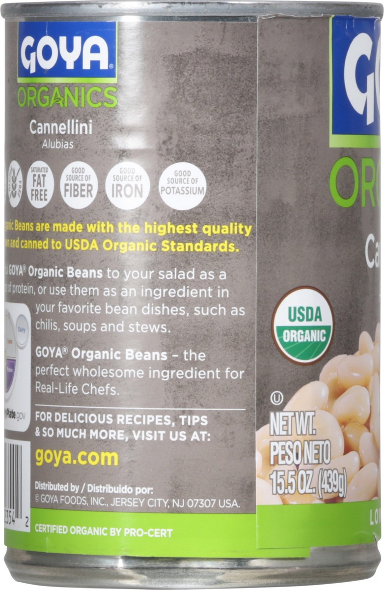 slide 13 of 13, Goya Organics Low Sodium Cannellini Beans 15.5 oz, 15.5 oz