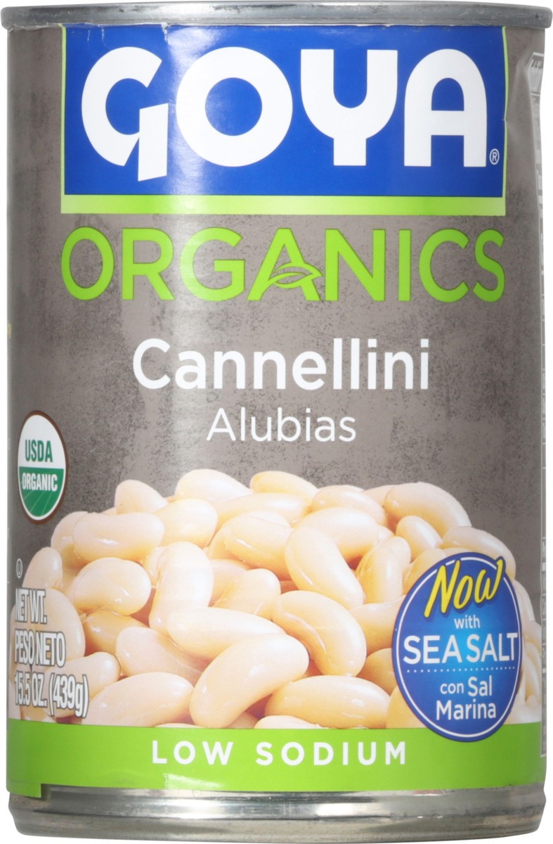 slide 4 of 13, Goya Organics Low Sodium Cannellini Beans 15.5 oz, 15.5 oz