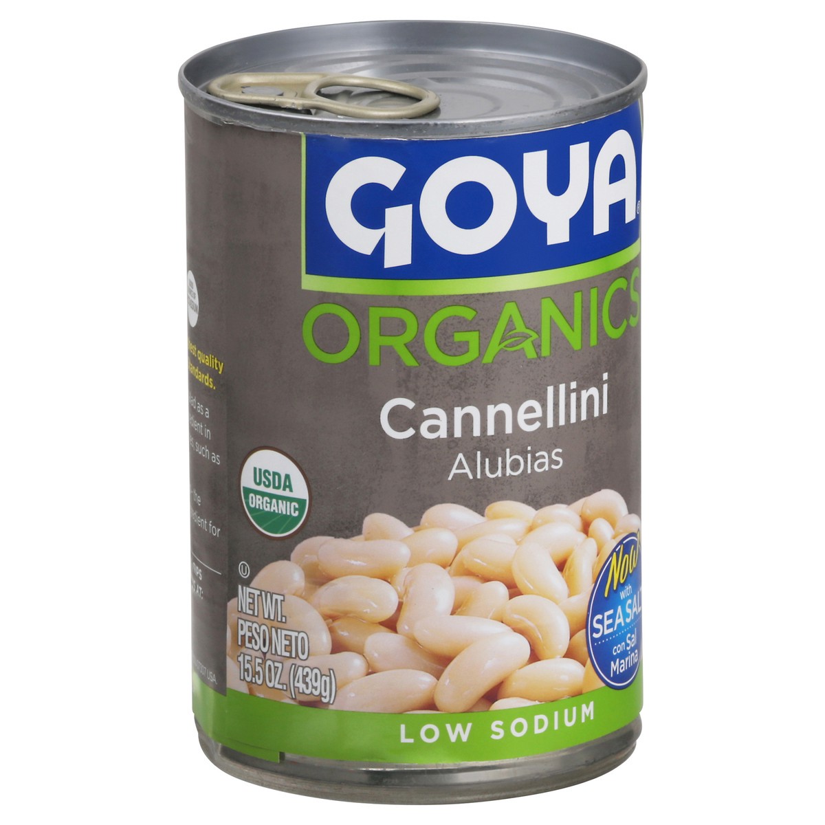 slide 5 of 13, Goya Organics Low Sodium Cannellini Beans 15.5 oz, 15.5 oz