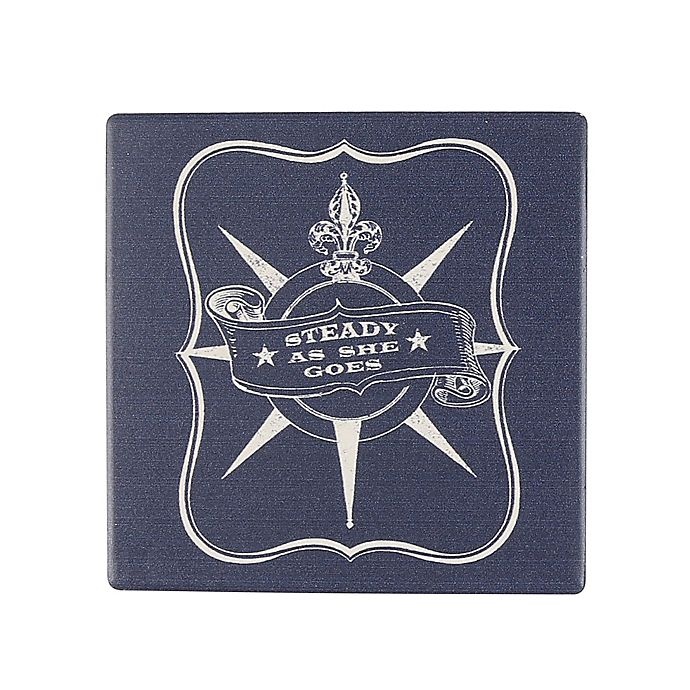 slide 1 of 1, Thirstystone Occasions Set Sail Square Coaster, 1 ct