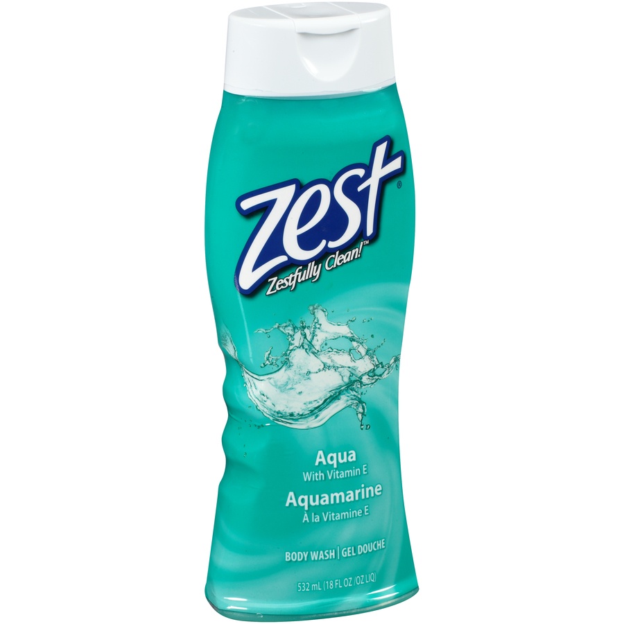 slide 2 of 7, Zest Aqua Body Wash, 18 fl oz