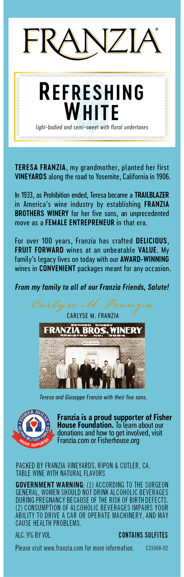 slide 4 of 4, Franzia White, White Wine, American, 1 ct, 5L Box, 5 liter