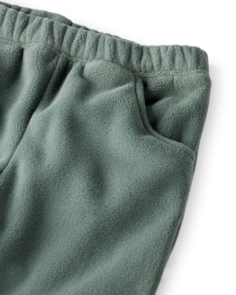 slide 2 of 3, Littleplanet Baby Girl 2-Piece Recycled Microfleece Set Fern Green 3M, 2 pc